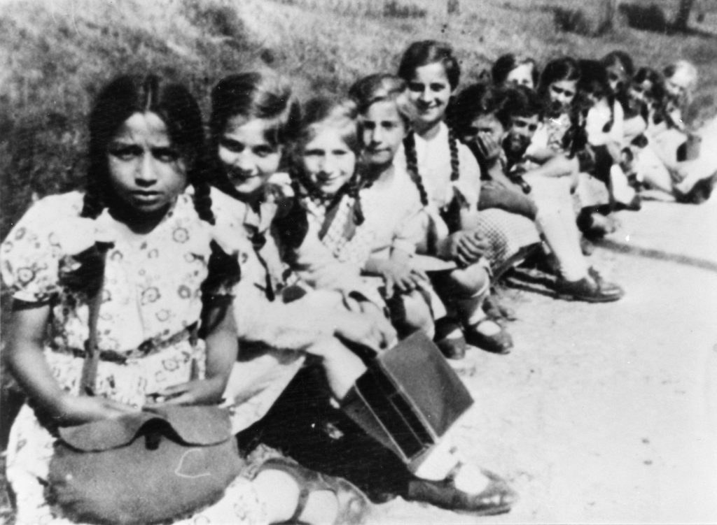 Historisches Foto – Sinti-Kinder der St. Josefspflege Mulfingen
